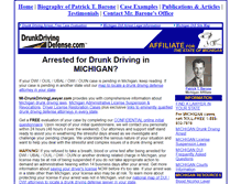 Tablet Screenshot of mi-drunkdrivinglawyer.com